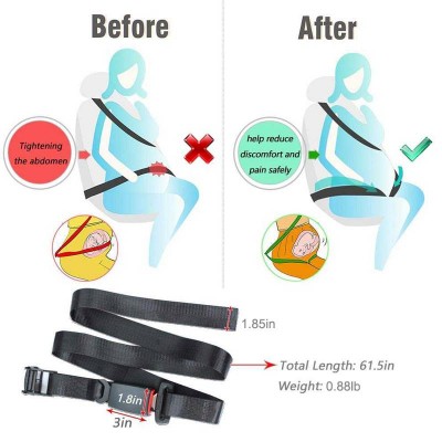 Pregnant Car Seat Belt,Adjuster Driving Safety Belt Car Accessories For Pregnant Women,Universal Pregnancy Safety Belt